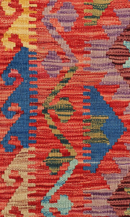 Uzbek Kilim Handwoven Tribal Rug, J80160