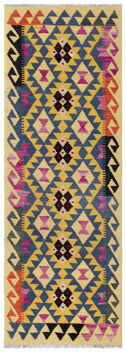 Uzbek Kilim Handwoven Tribal Rug