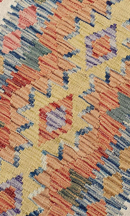 Uzbek Kilim Handwoven Tribal Rug, J80168