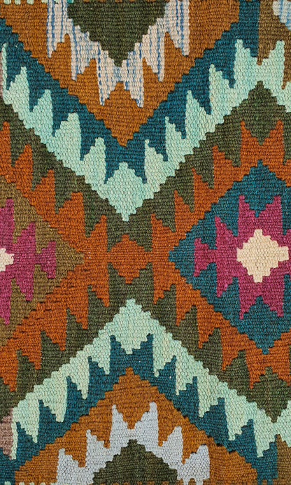 Uzbek Kilim Handwoven Tribal Rug, J80171
