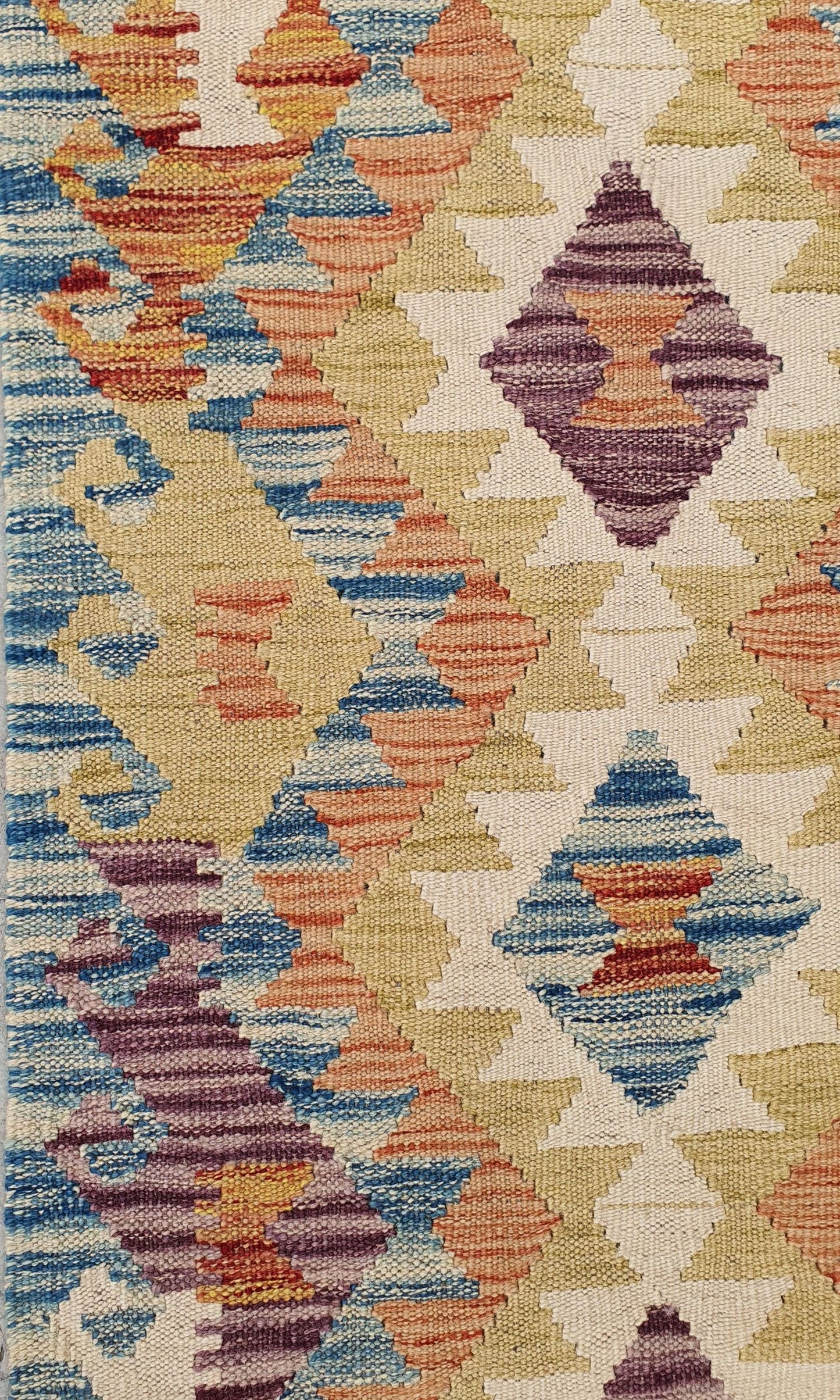 Uzbek Kilim Handwoven Tribal Rug, J80173