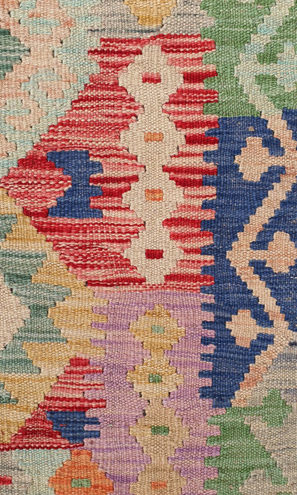 Uzbek Kilim Handwoven Tribal Rug, J80174