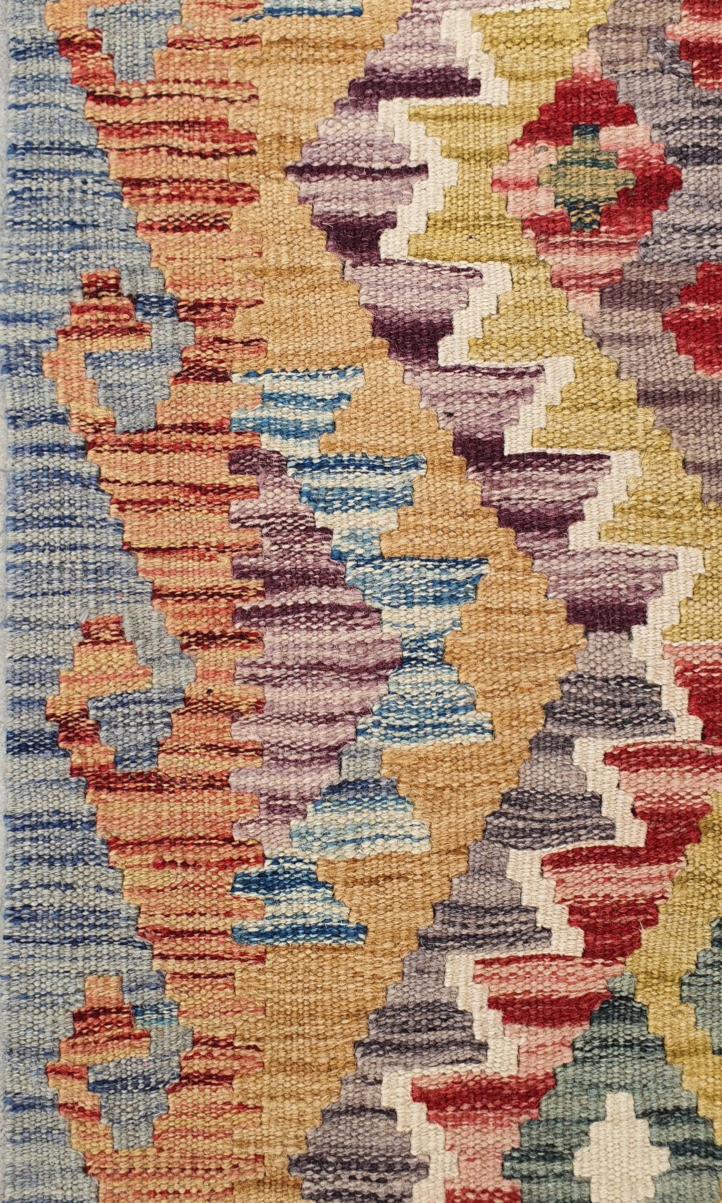 Uzbek Kilim Handwoven Tribal Rug, J80177