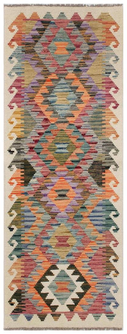Uzbek Kilim Handwoven Tribal Rug