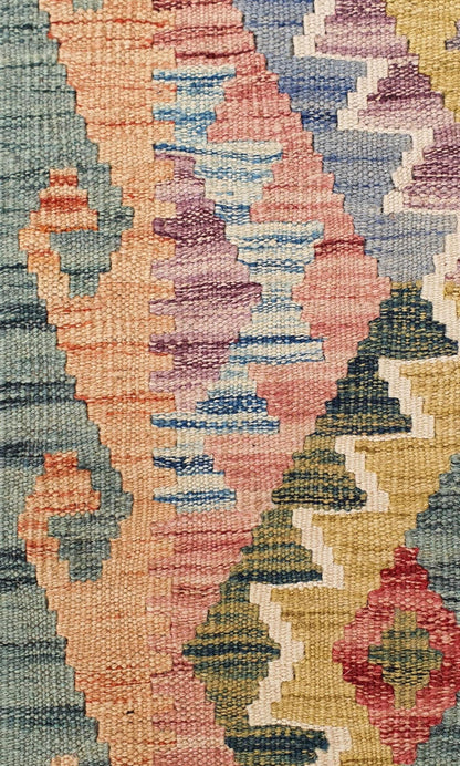 Uzbek Kilim Handwoven Tribal Rug, J80182