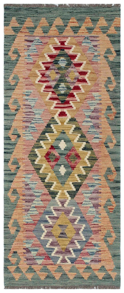 Uzbek Kilim Handwoven Tribal Rug