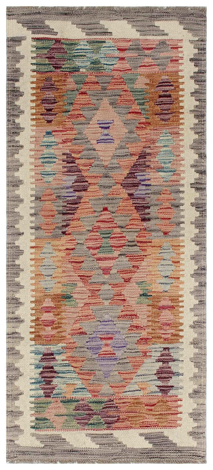Uzbek Kilim Handwoven Tribal Rug