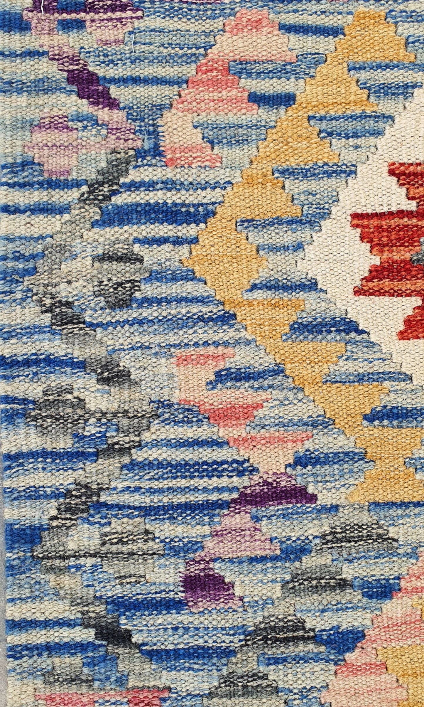 Uzbek Kilim Handwoven Tribal Rug, J80186