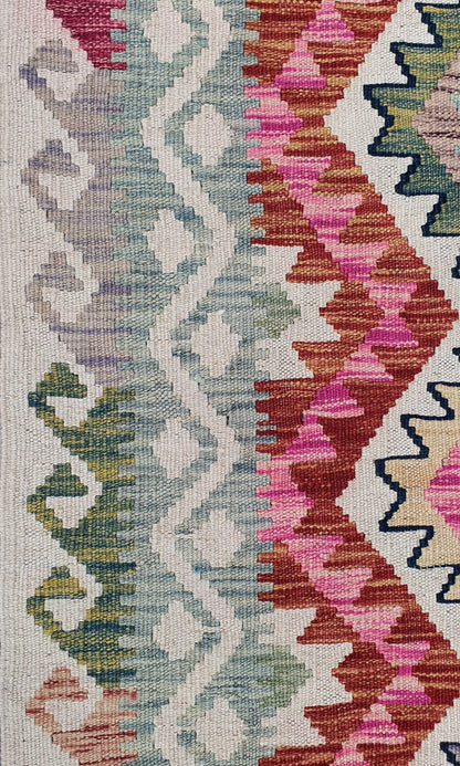 Uzbek Kilim Handwoven Tribal Rug, J80188