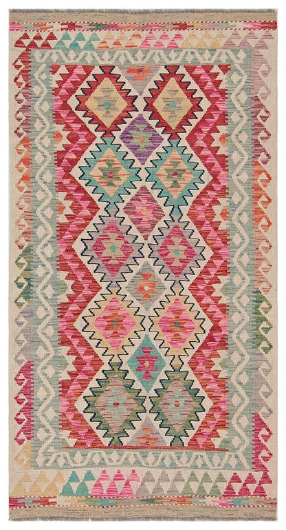 Uzbek Kilim Handwoven Tribal Rug
