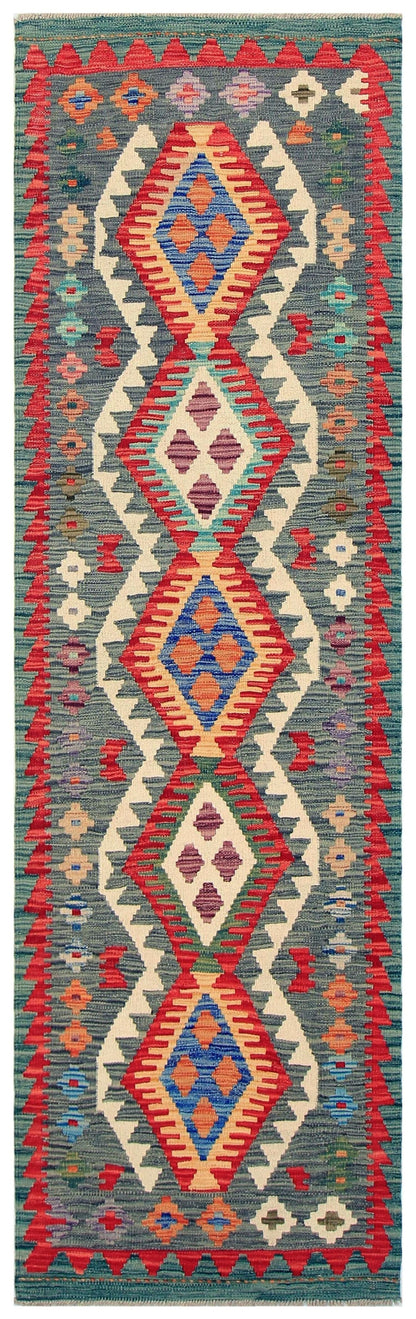 Uzbek Kilim Handwoven Tribal Rug