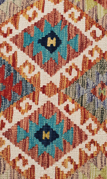 Uzbek Kilim Handwoven Tribal Rug, J80203