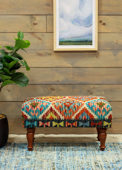 Uzbek Kilim Ottoman Tribal Rug