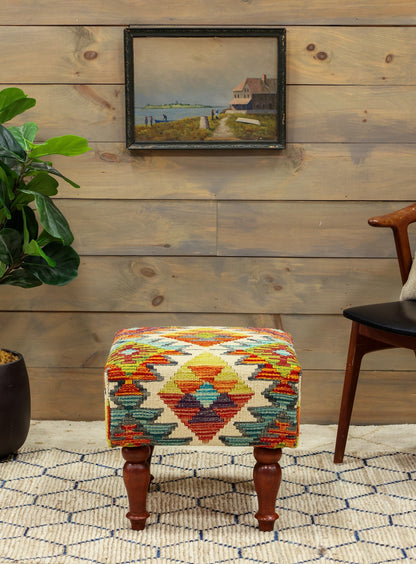 Uzbek Kilim Ottoman Tribal Rug