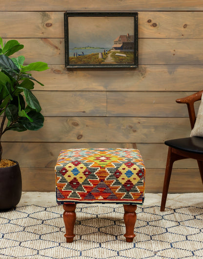 Uzbek Kilim Ottoman Tribal Rug