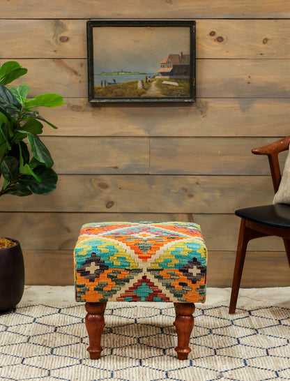 Uzbek Kilim Ottoman Tribal Rug