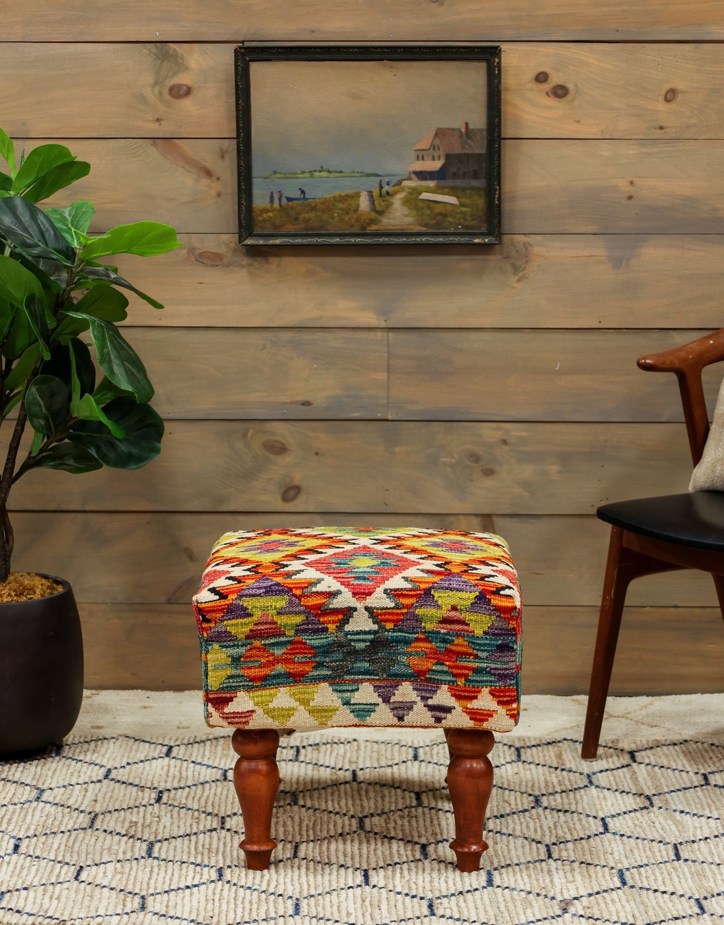 Uzbek Kilim Ottoman Tribal Rug
