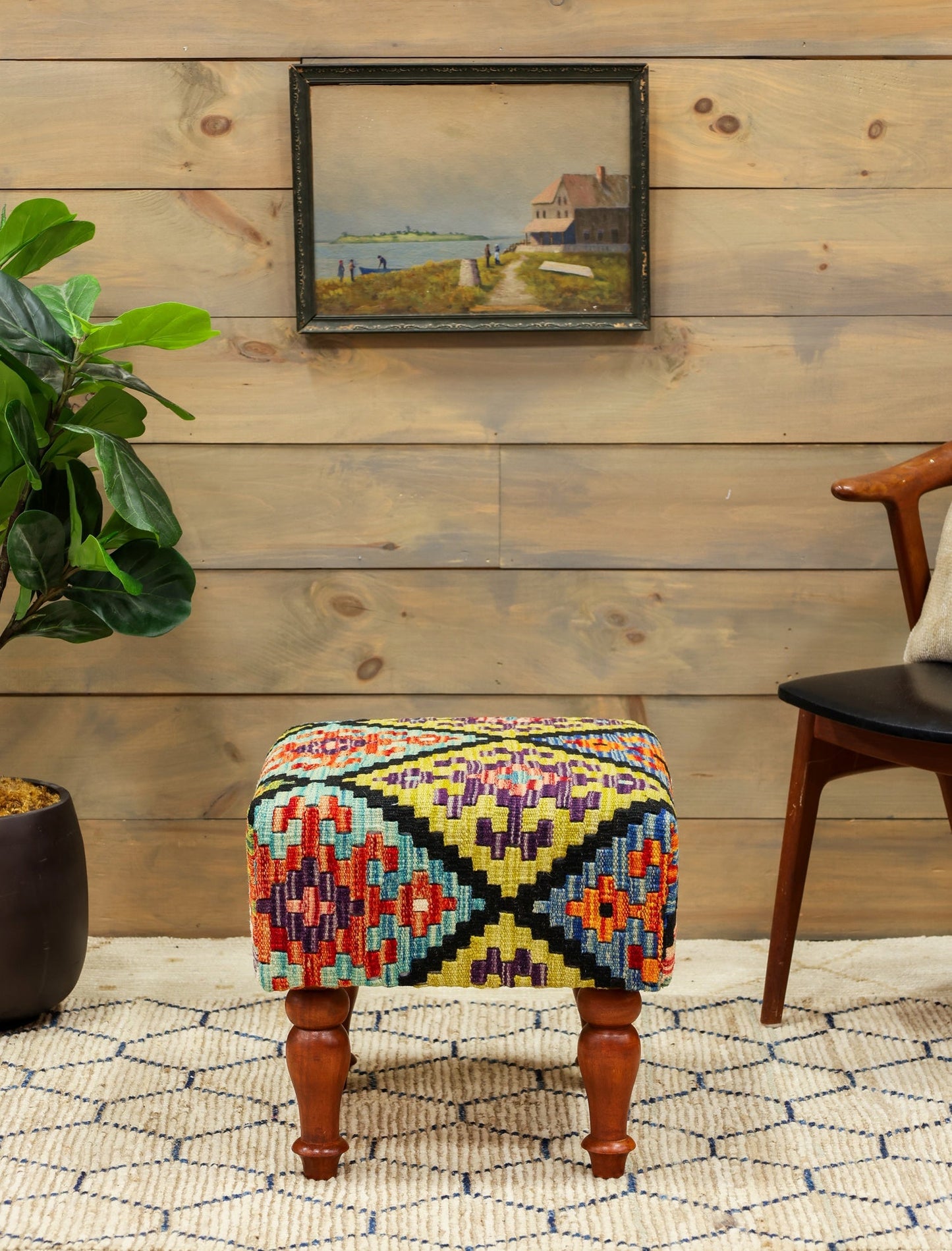 Uzbek Kilim Ottoman Tribal Rug