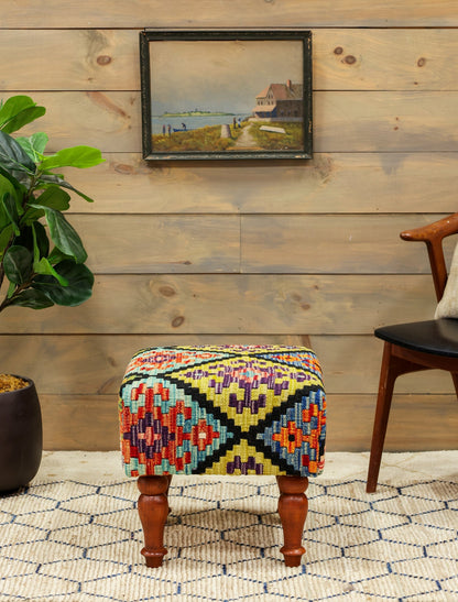 Uzbek Kilim Ottoman Tribal Rug