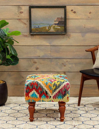 Uzbek Kilim Ottoman Tribal Rug