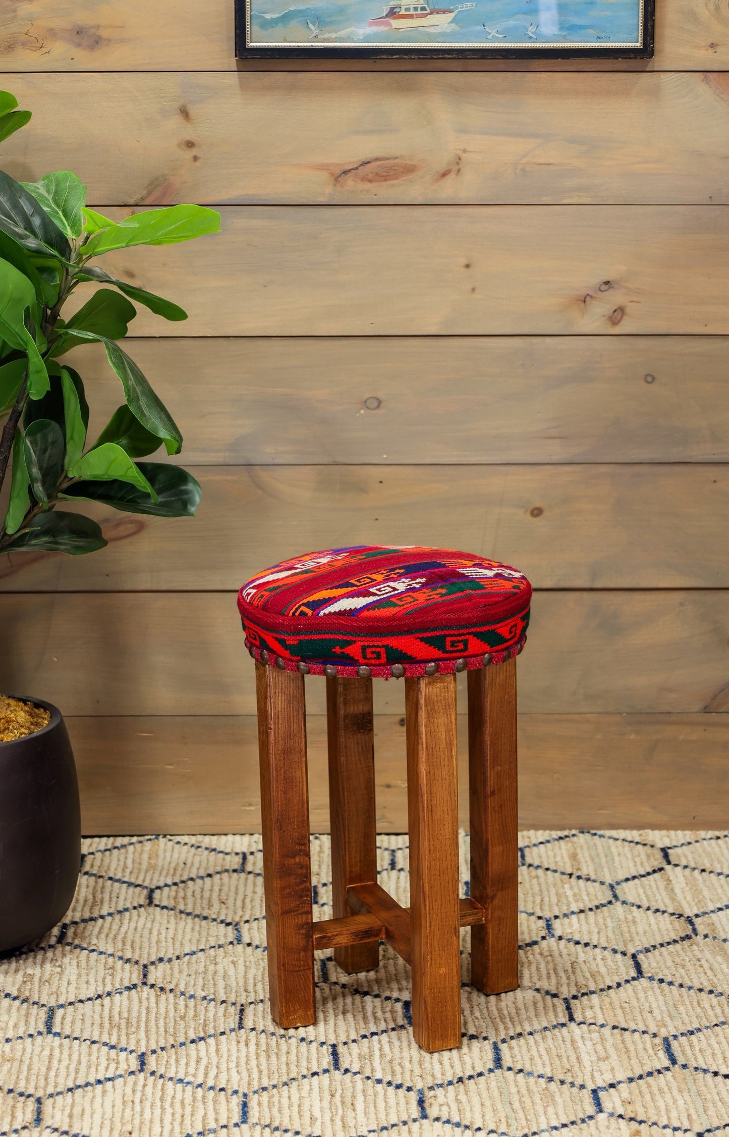 Uzbek Kilim Ottoman Tribal Rug