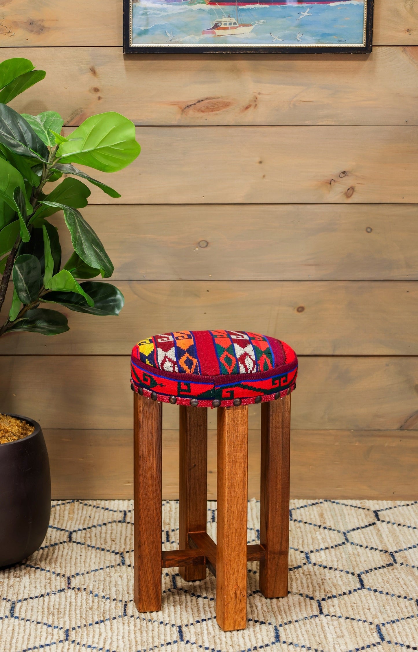 Uzbek Kilim Ottoman Tribal Rug
