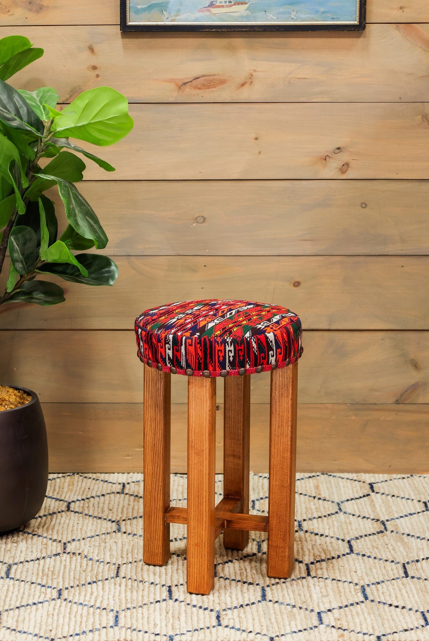 Uzbek Kilim Ottoman Tribal Rug