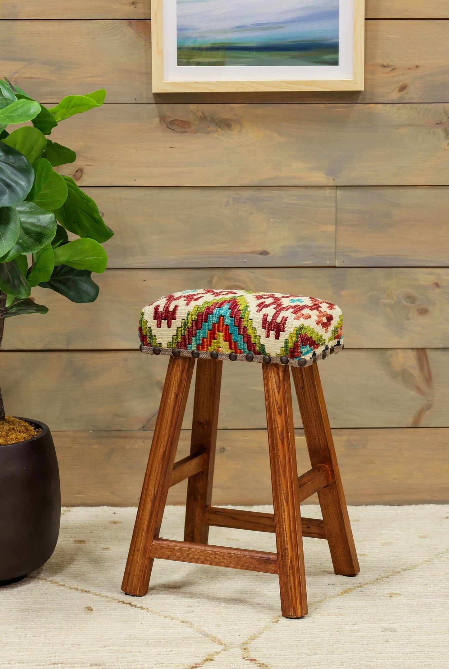 Uzbek Kilim Ottoman Tribal Rug