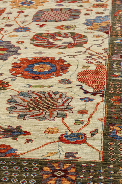 Vase Handwoven Tribal Rug, J81066