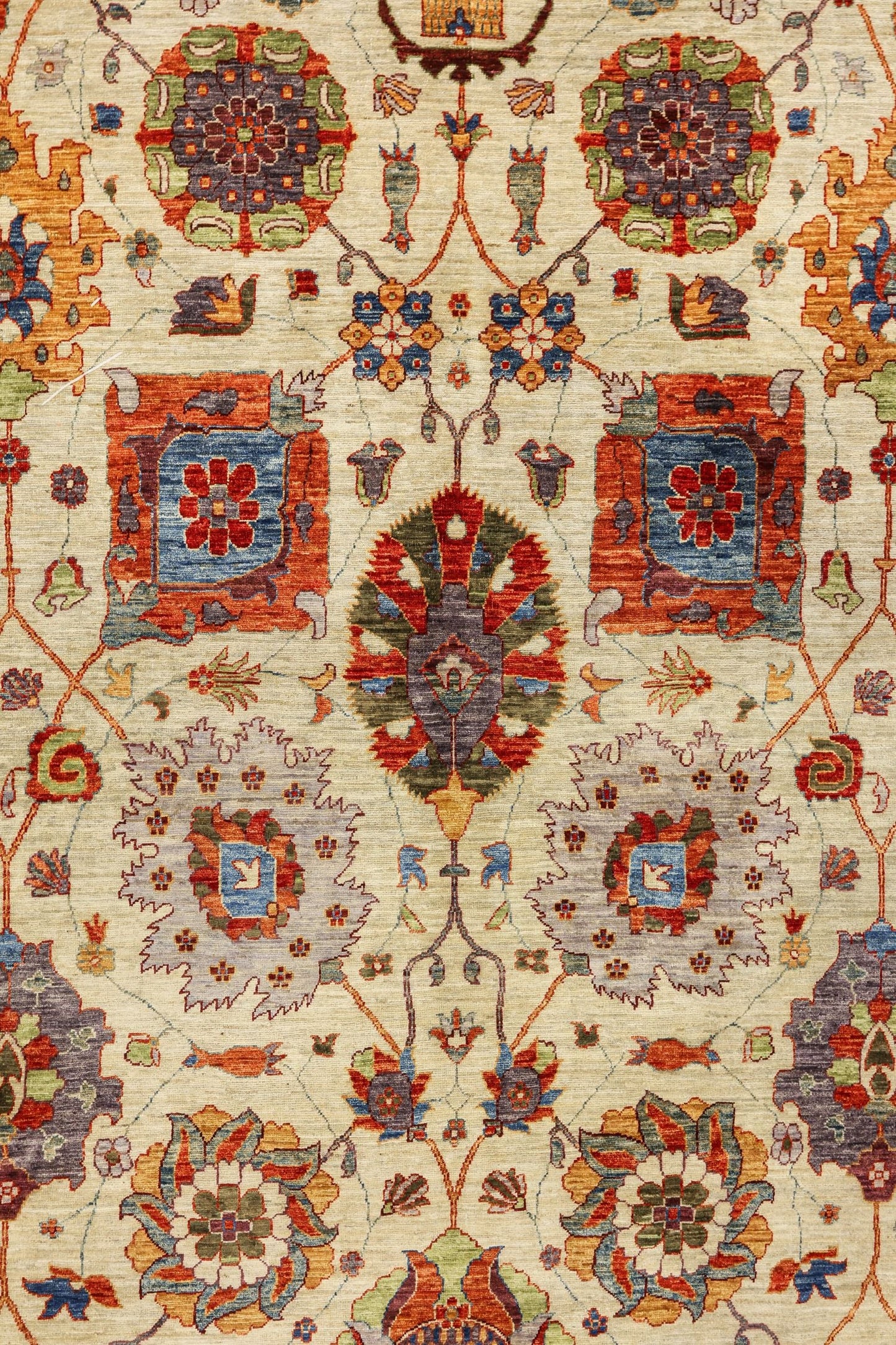 Vase Handwoven Tribal Rug, J81066