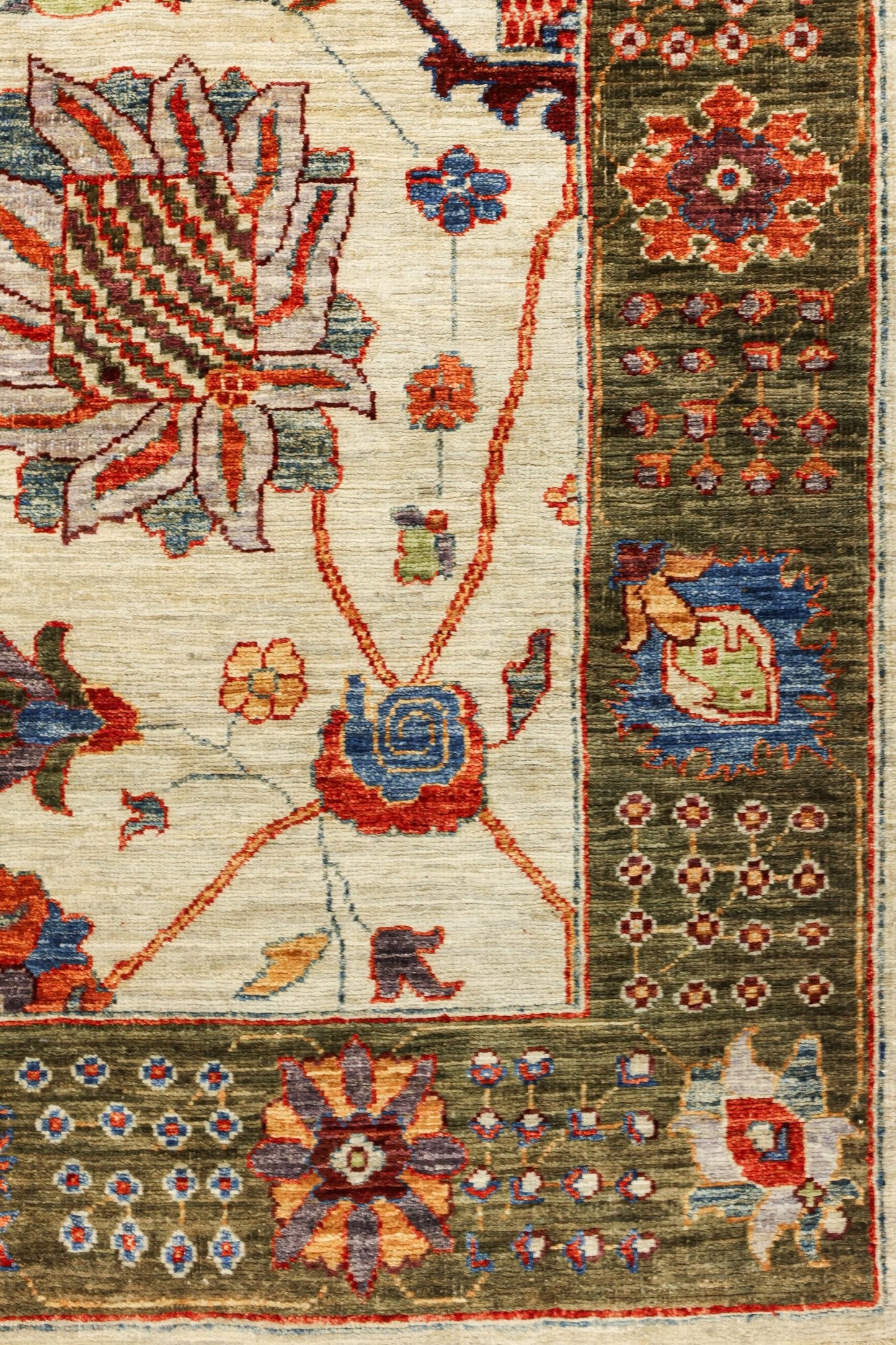 Vase Handwoven Tribal Rug, J81066