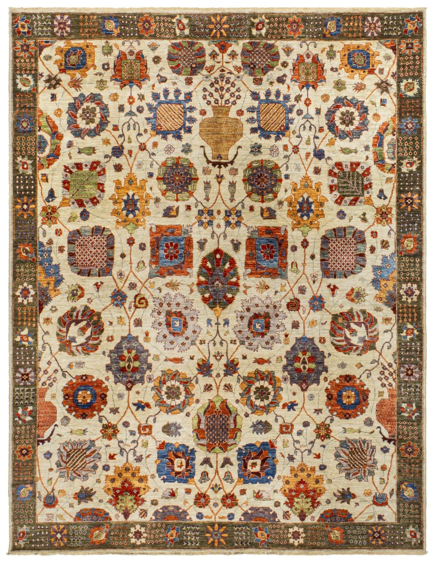 Vase Handwoven Tribal Rug