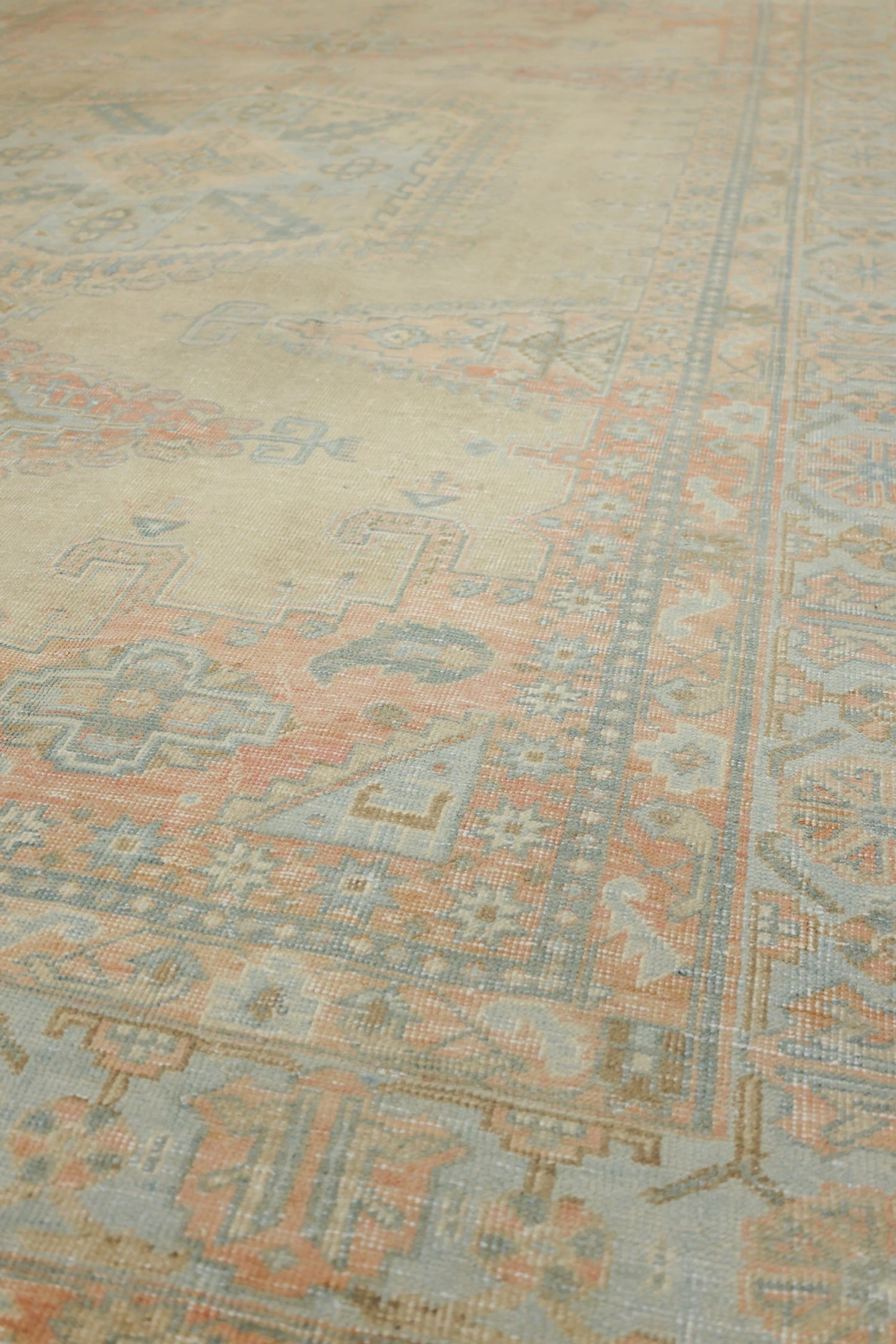 Vintage Vecce Handwoven Tribal Rug, J72500