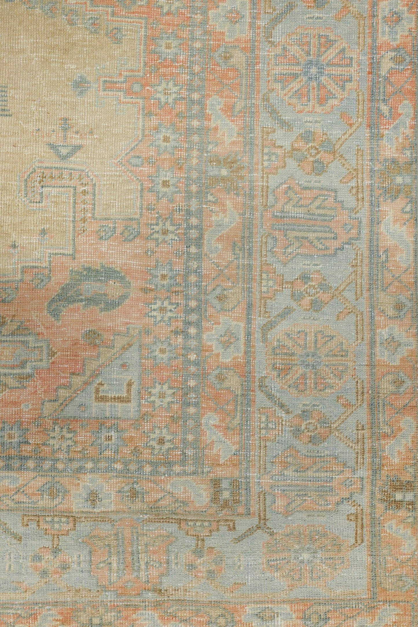 Vintage Vecce Handwoven Tribal Rug, J72500