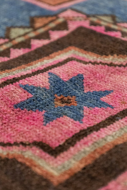 Vintage Vecce Handwoven Tribal Rug, J89128
