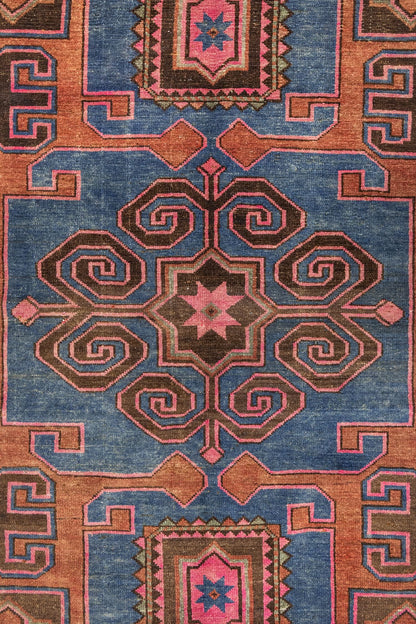Vintage Vecce Handwoven Tribal Rug, J89128