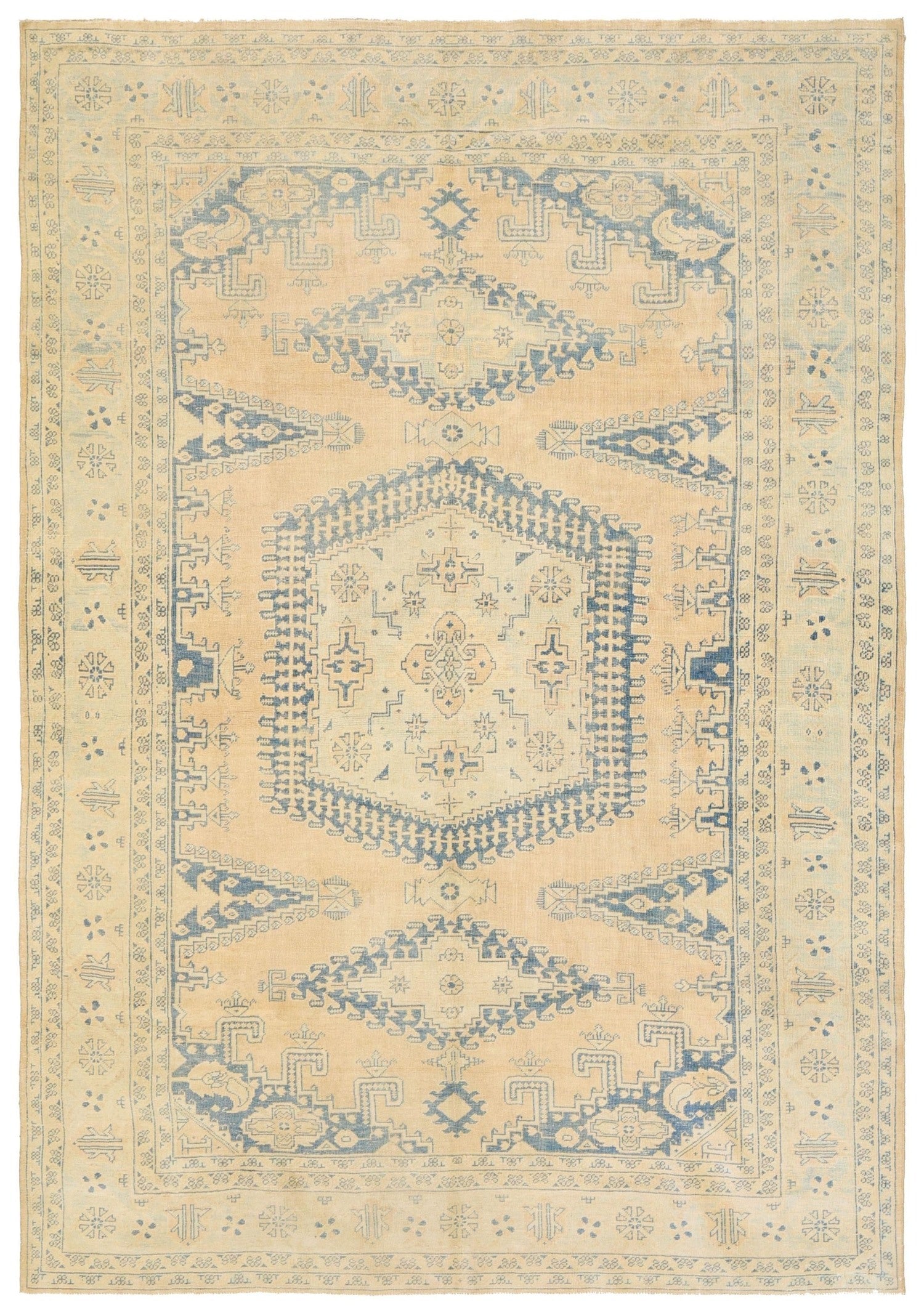 Vintage Veece Handwoven Tribal Rug