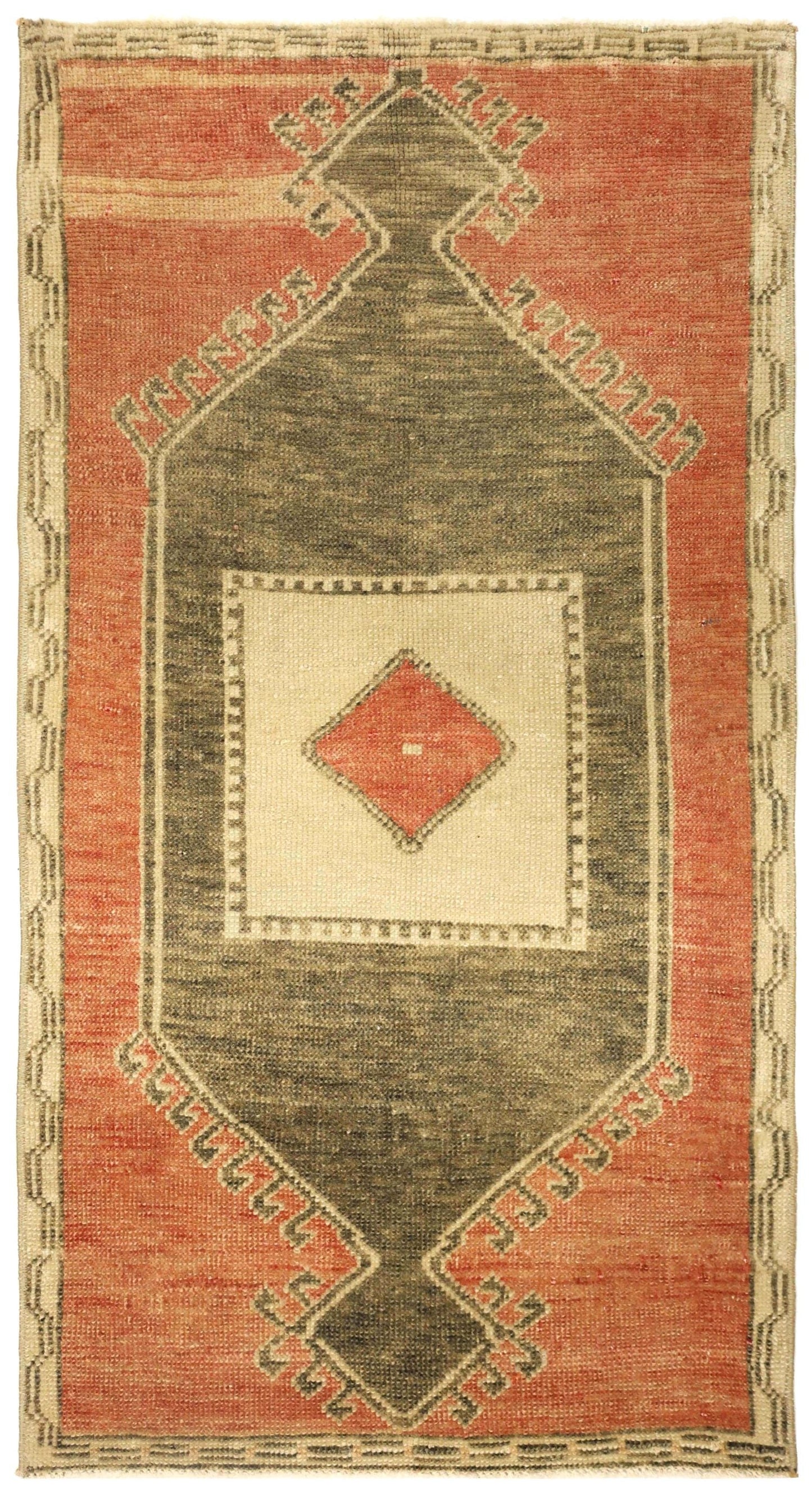 Vintage Yastik Handwoven Tribal Rug