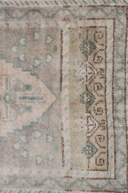 Vintage Yastik Handwoven Tribal Rug, J77871