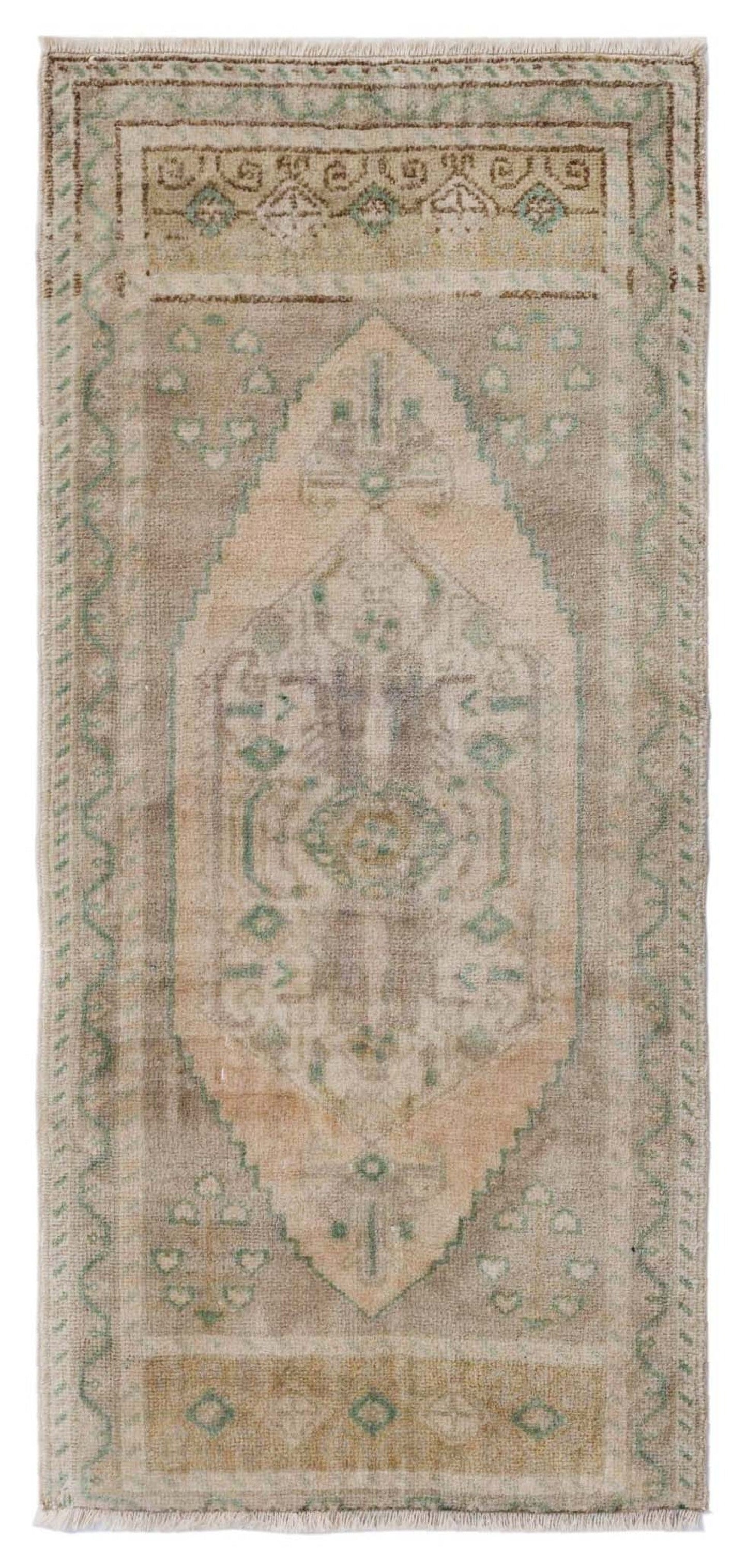 Vintage Yastik Handwoven Tribal Rug