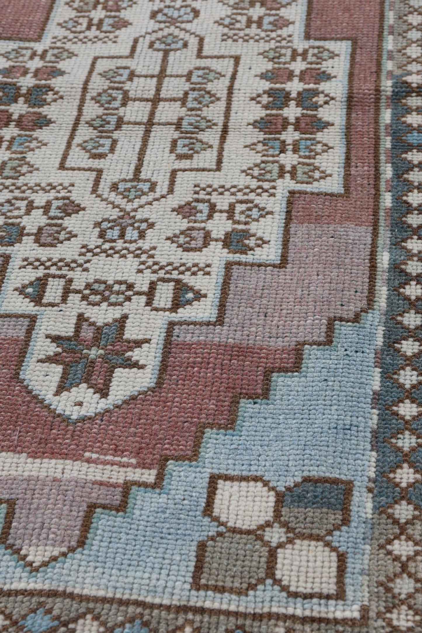 Vintage Yastik Handwoven Tribal Rug, J77959