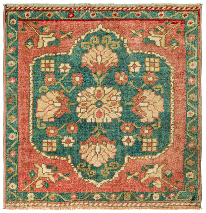Vintage Yastik Handwoven Tribal Rug