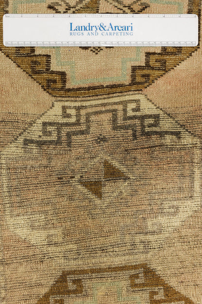 Vintage Yastik Handwoven Tribal Rug, J78994