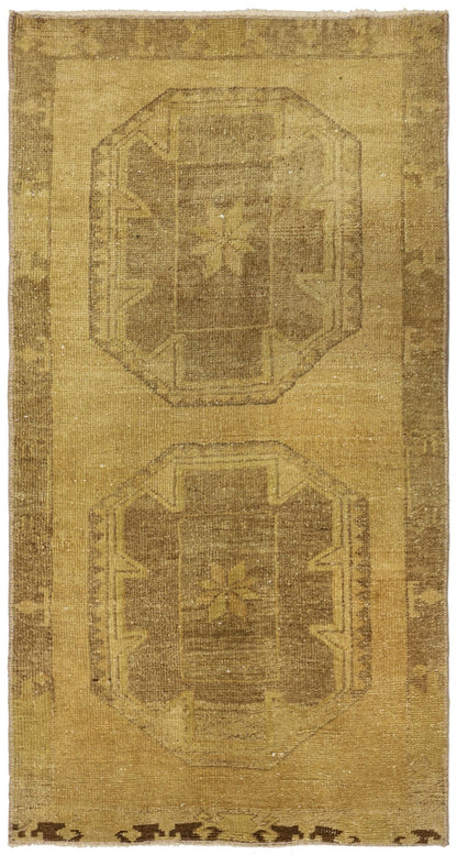 Vintage Yastik Handwoven Tribal Rug