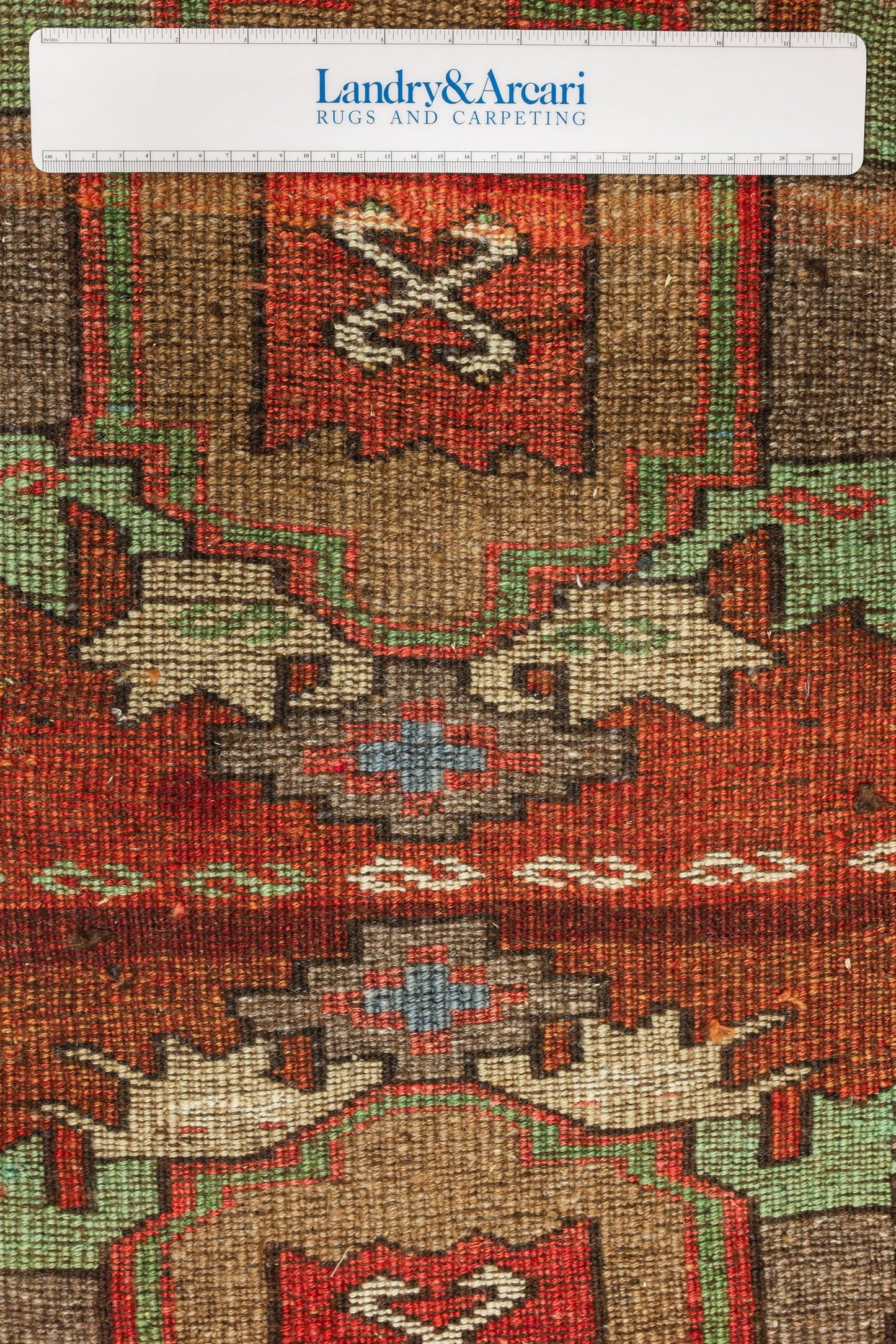 Vintage Yastik Handwoven Tribal Rug, J79017