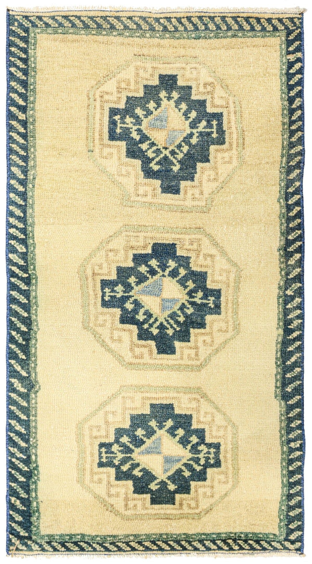 Vintage Yastik Handwoven Tribal Rug