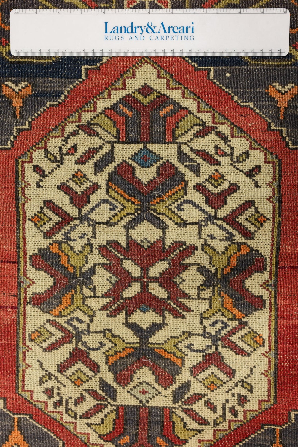 Vintage Yastik Handwoven Tribal Rug, J79025