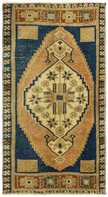 Vintage Yastik Handwoven Tribal Rug
