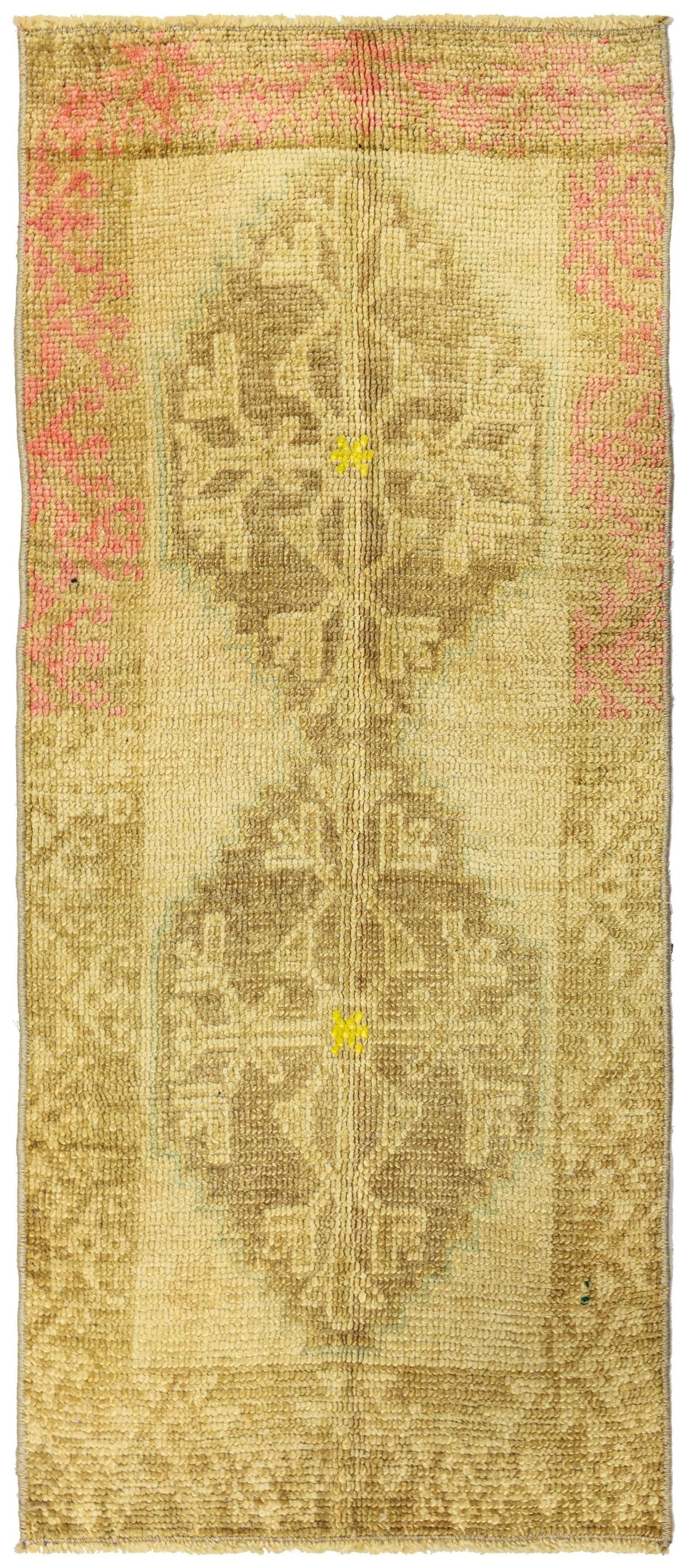 Vintage Yastik Handwoven Tribal Rug