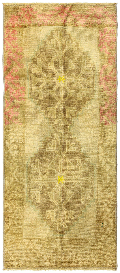 Vintage Yastik Handwoven Tribal Rug